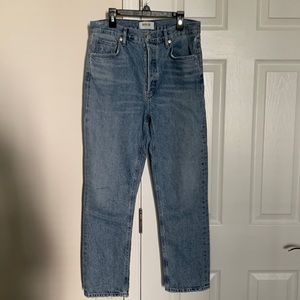 Agolde Lana straight jeans. Size 28. Great condition. Only worn a few times.